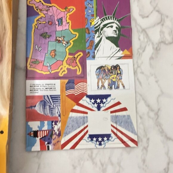 Vintage 1990All American Blonde Barbie Doll Denim Mattel Reebok Shoes Incomplete - Picture 2 of 5